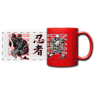 Snake Storm - Full Color Panoramic Mug - red