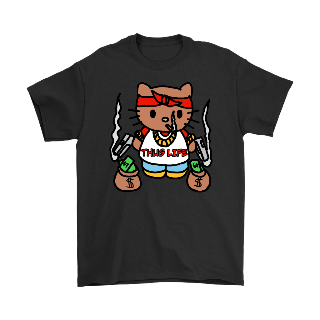 Thug Life Kitty - Unisex Short Sleeve Shirt