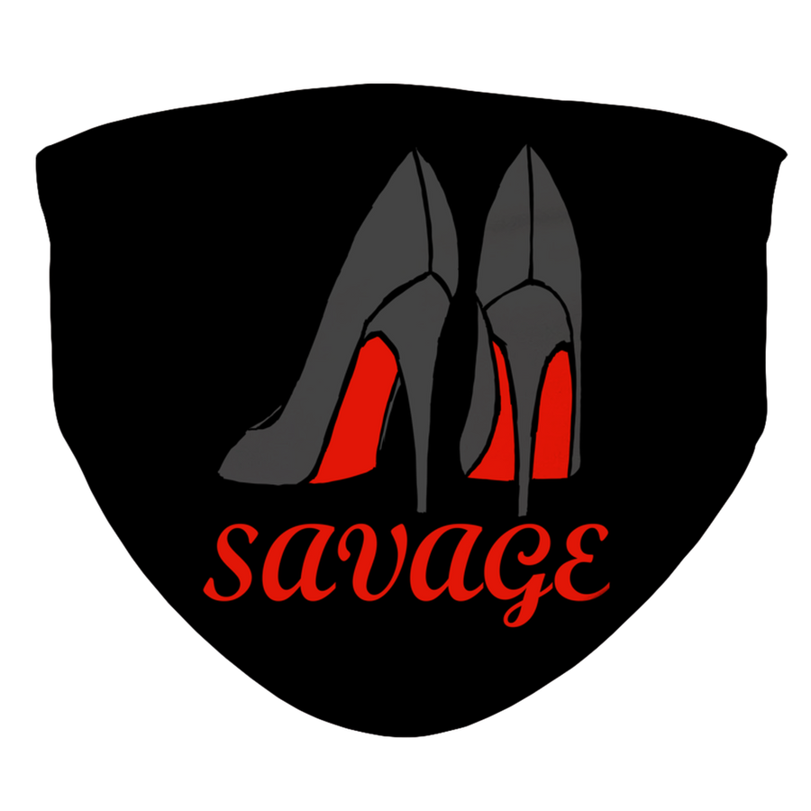Savage Red Bottoms - Premium Face Mask