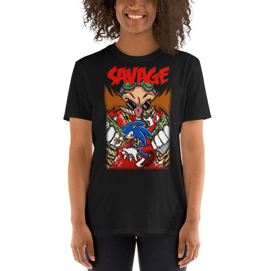 Savage Hedgehog - Premium high quality Unisex T-shirt
