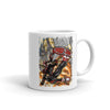 Spider In The City - White Glossy Mug