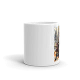 Spider In The City - White Glossy Mug