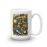 Bumble Charge - White Glossy Mug