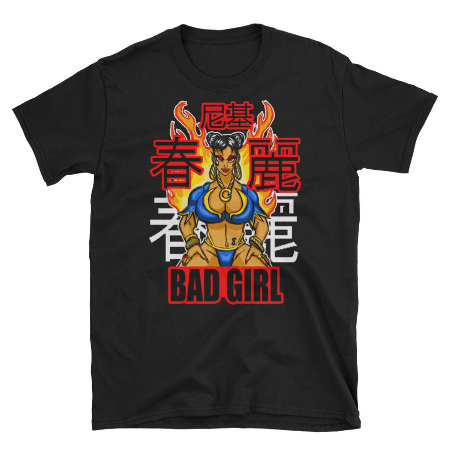 Nicki Chun Li bad girl - Short-Sleeve Unisex T-Shirt