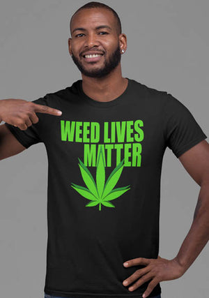 Weed Lives Matter design 3 - Short-Sleeve Unisex T-Shirt