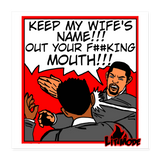 Will Slaps Chris - Poster 16x16 - white