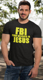 FBI Firm Believer In Jesus - Short-Sleeve Unisex T-Shirt