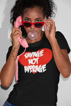 Savage Not Average - Short-Sleeve Unisex T-Shirt